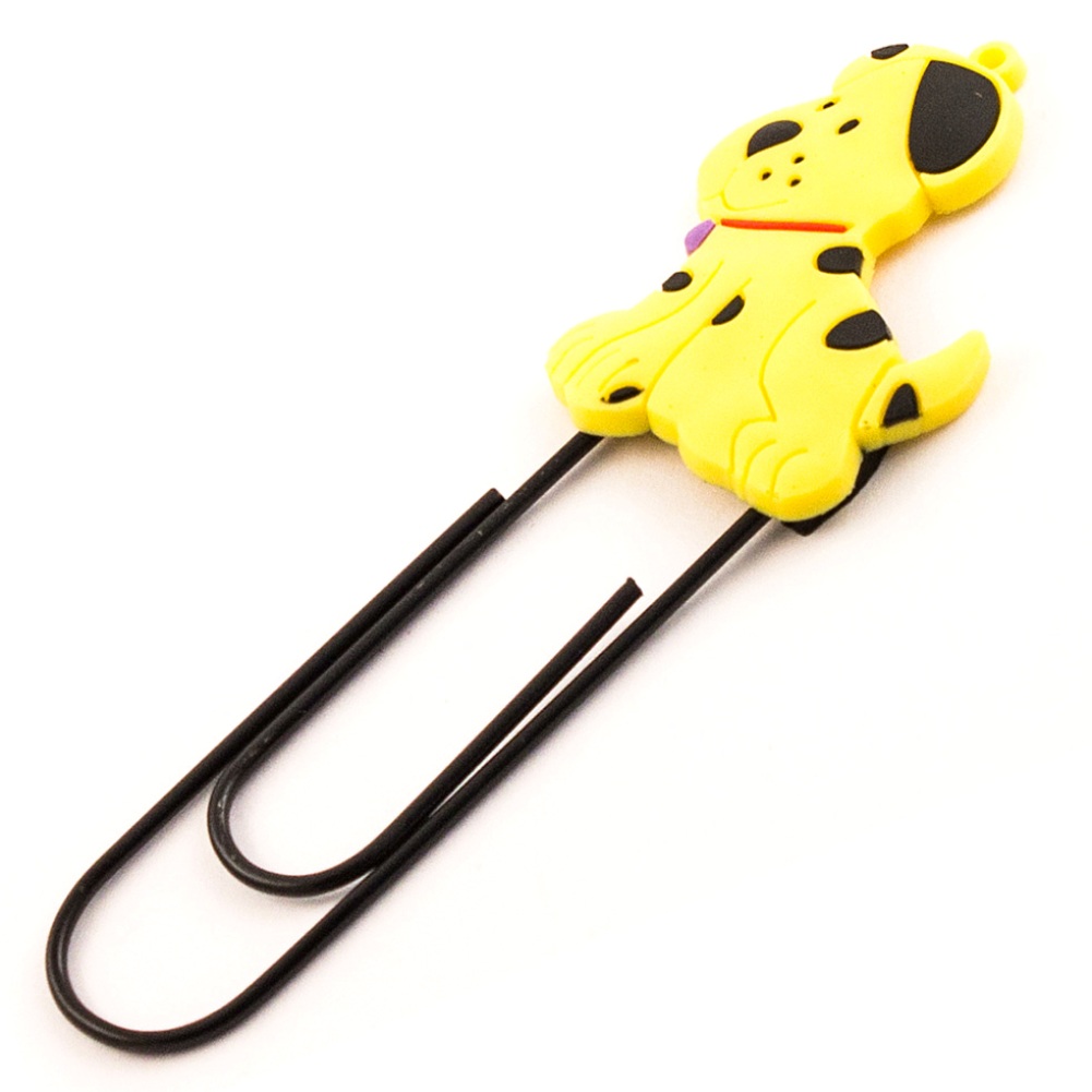 Закладка ЭВРИКА Скрепка-гигант Собака 1 шт. - фото 1