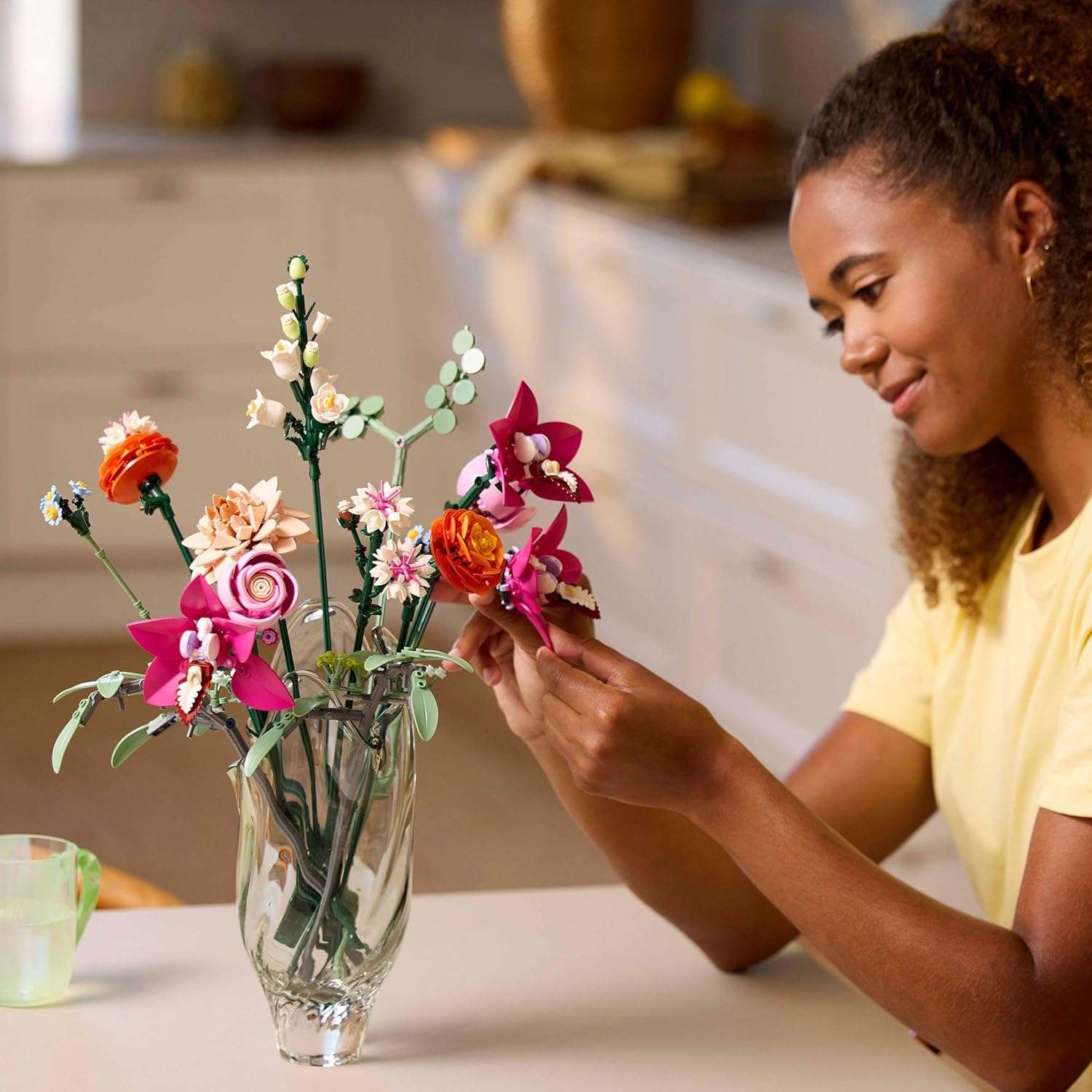Конструктор LEGO Botanicals Букет розовых цветов - фото 7