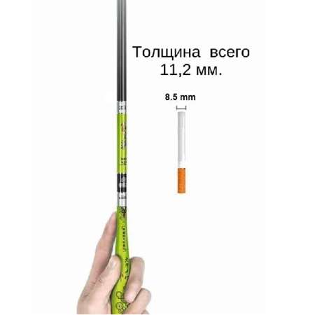 Удилище Клёв100 для ловли методом Херабуна ZZ-244 средний класс 5.4м строй 28