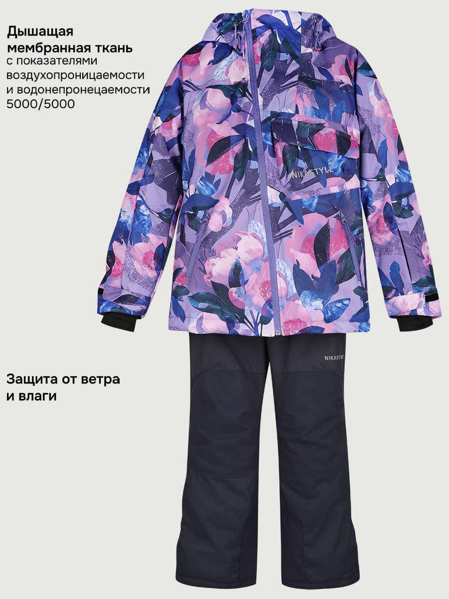 Костюм NIKASTYLE 7з2425 фиолет/графит - фото 6