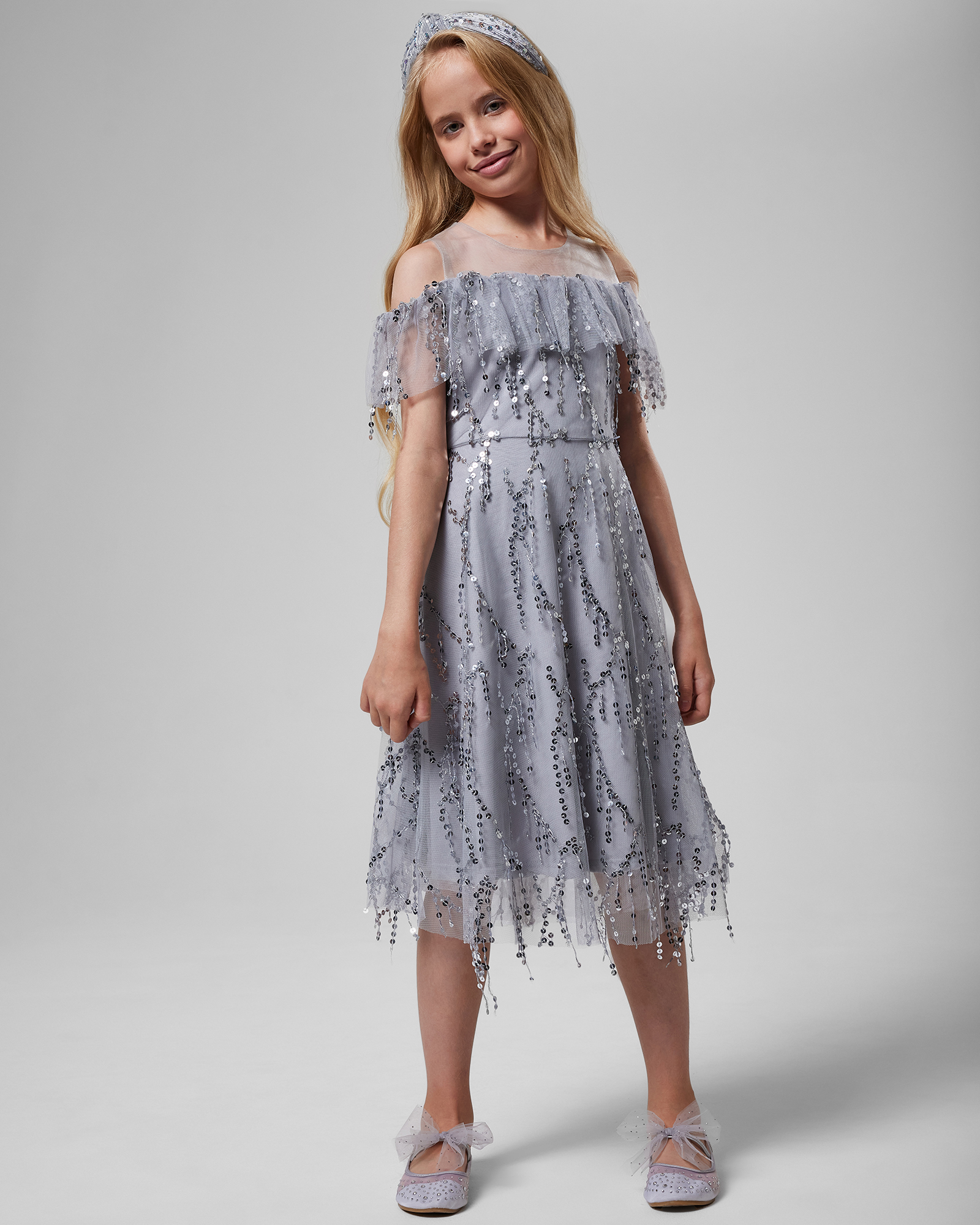 Платье Orsolini с пайетками W24OR4-NY-59tg-GG - фото 1