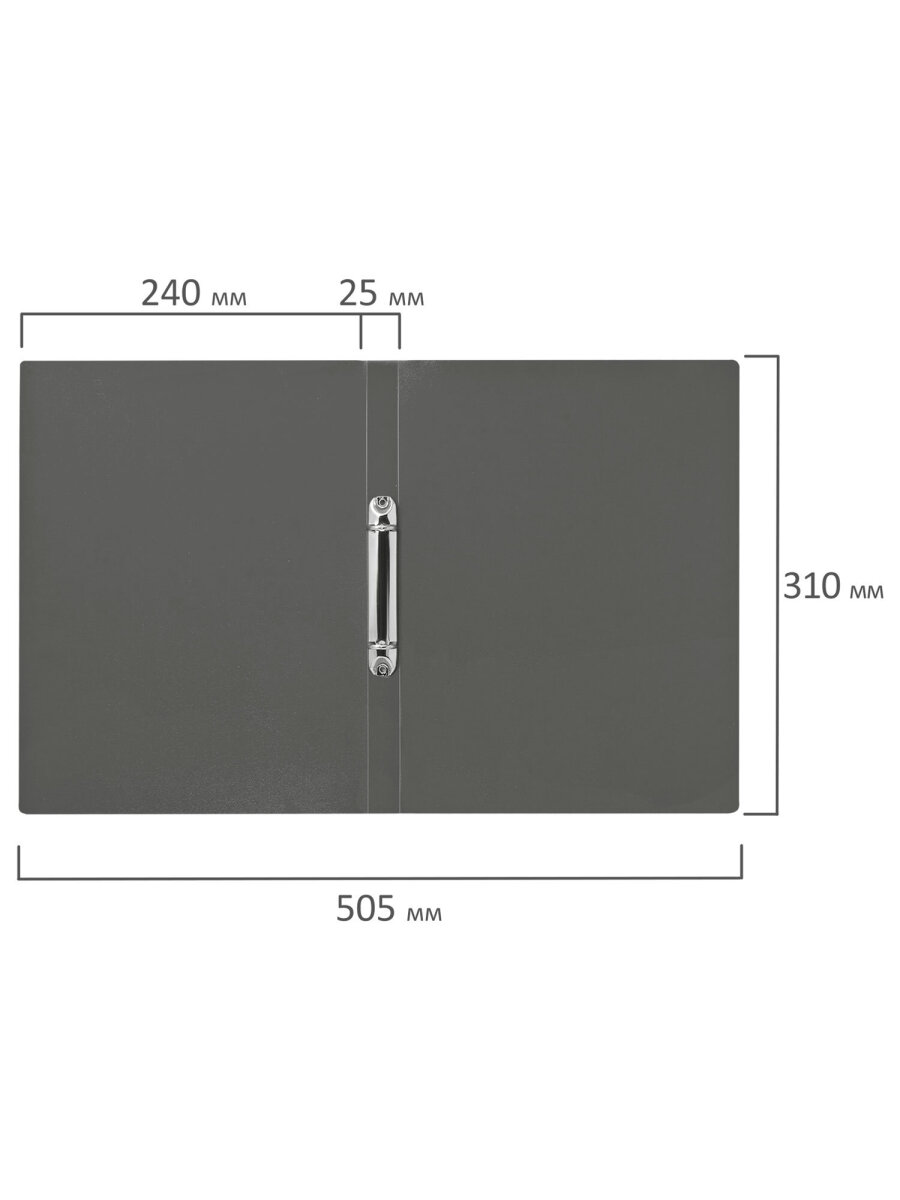 Папка на кольцах Brauberg канцелярская офисная А4 - фото 9