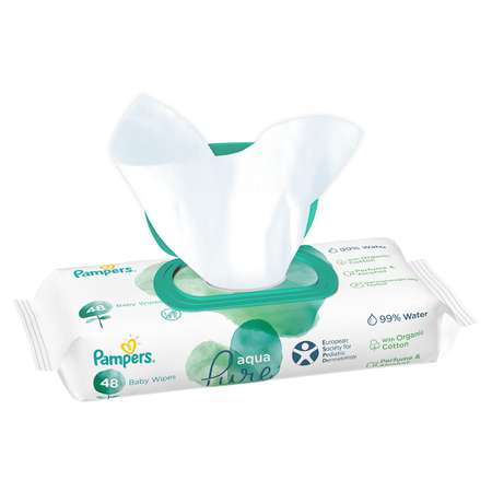 Влажные салфетки Pampers Aqua 48 шт.