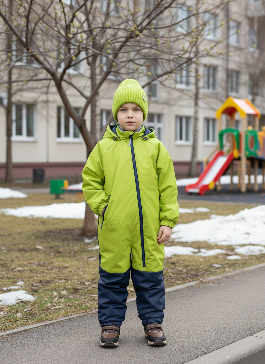 Комбинезон Arctic kids 30-042 салат - фото 2