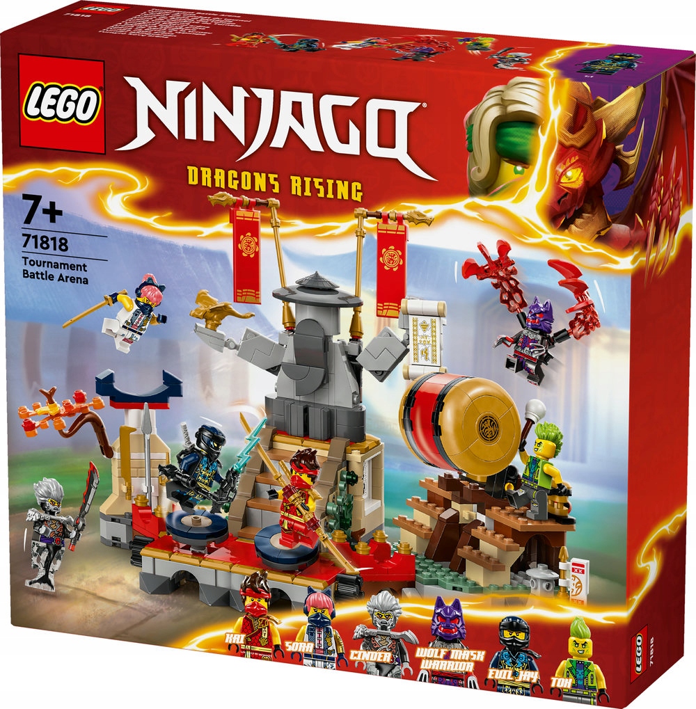 Конструктор LEGO NINJAGO Турнирная боевая арена 659 дет. - фото 8
