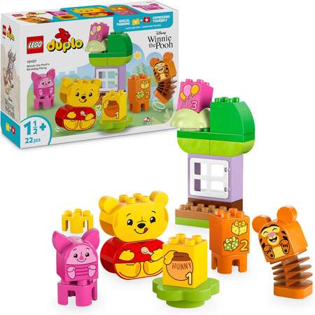 Конструктор LEGO DUPLO День рождения Винни Пуха блочный