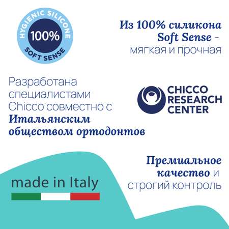 Пустышка Chicco силикон анатомическая от 0 мес. 1 шт.