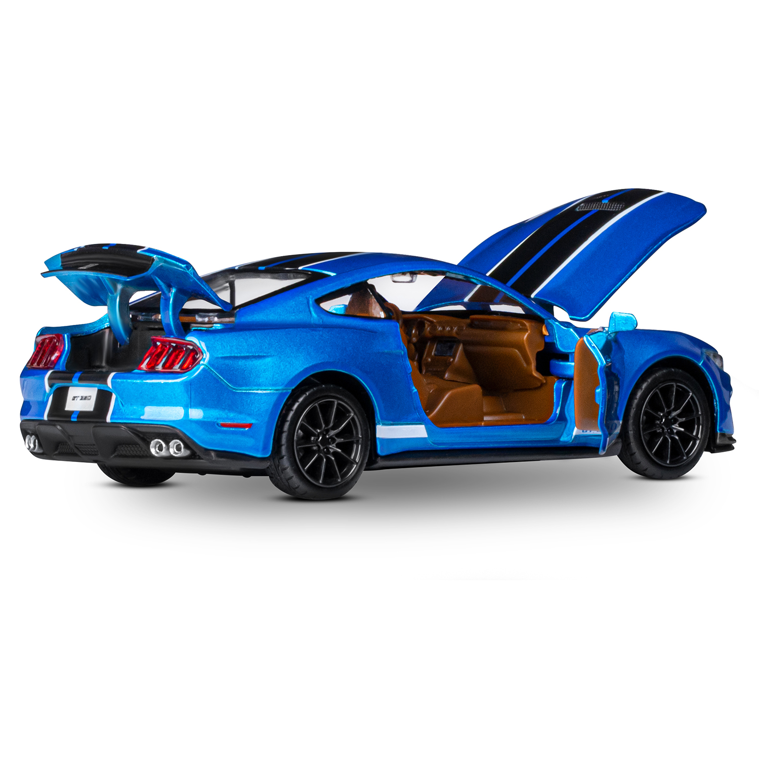 Автомобиль АВТОпанорама Ford Shelby GT350 1:32 JB1251320 - фото 18