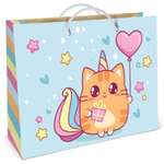 Пакет подарочный ND PLAY Котики кавайи 40*30см