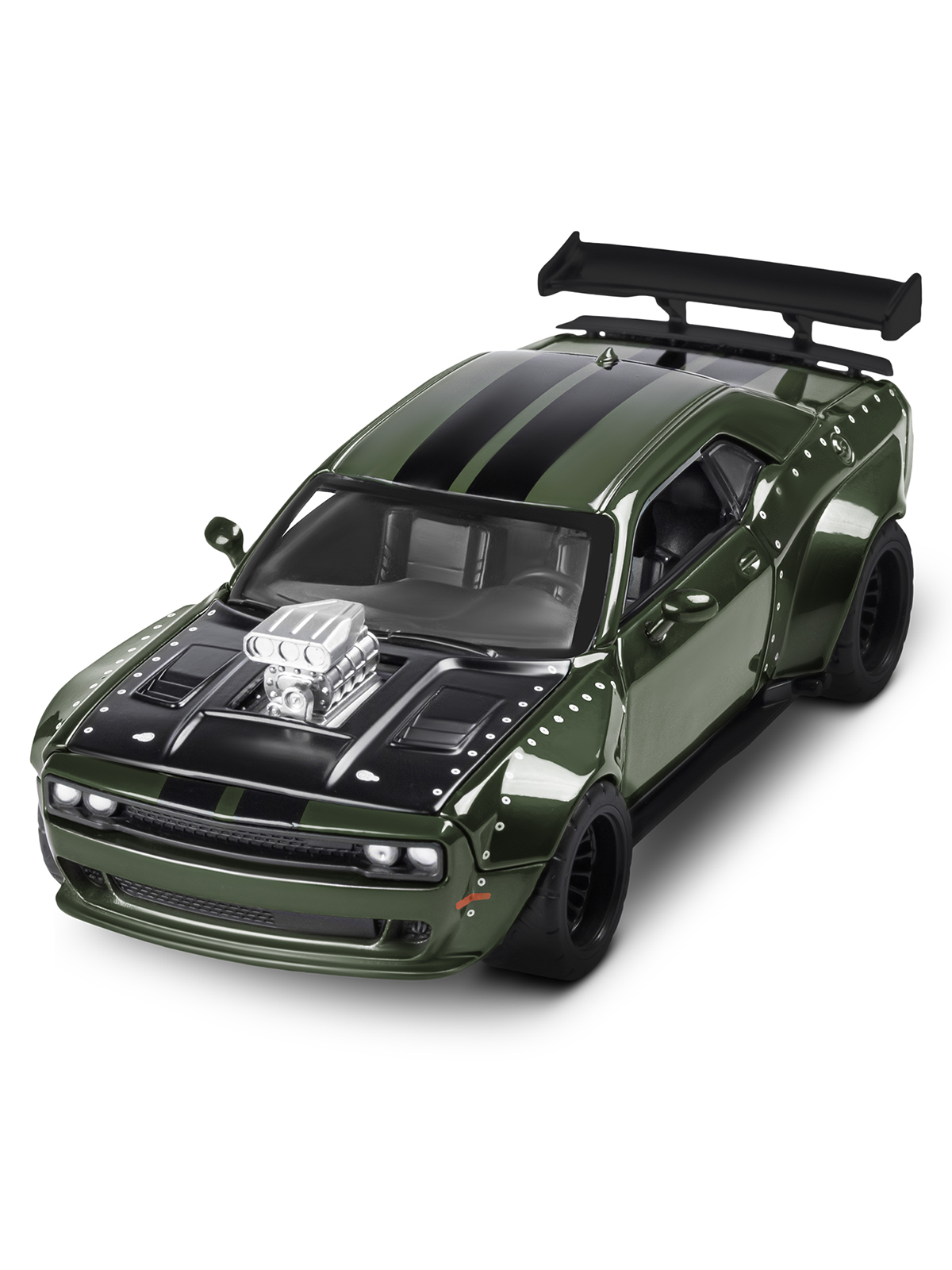 Автомобиль АВТОпанорама Dodge Challenger SRT Jailbreak 1:36 JB1251728 - фото 39