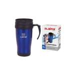 Термокружка Лайма 400 мл нержавеющая сталь синяя