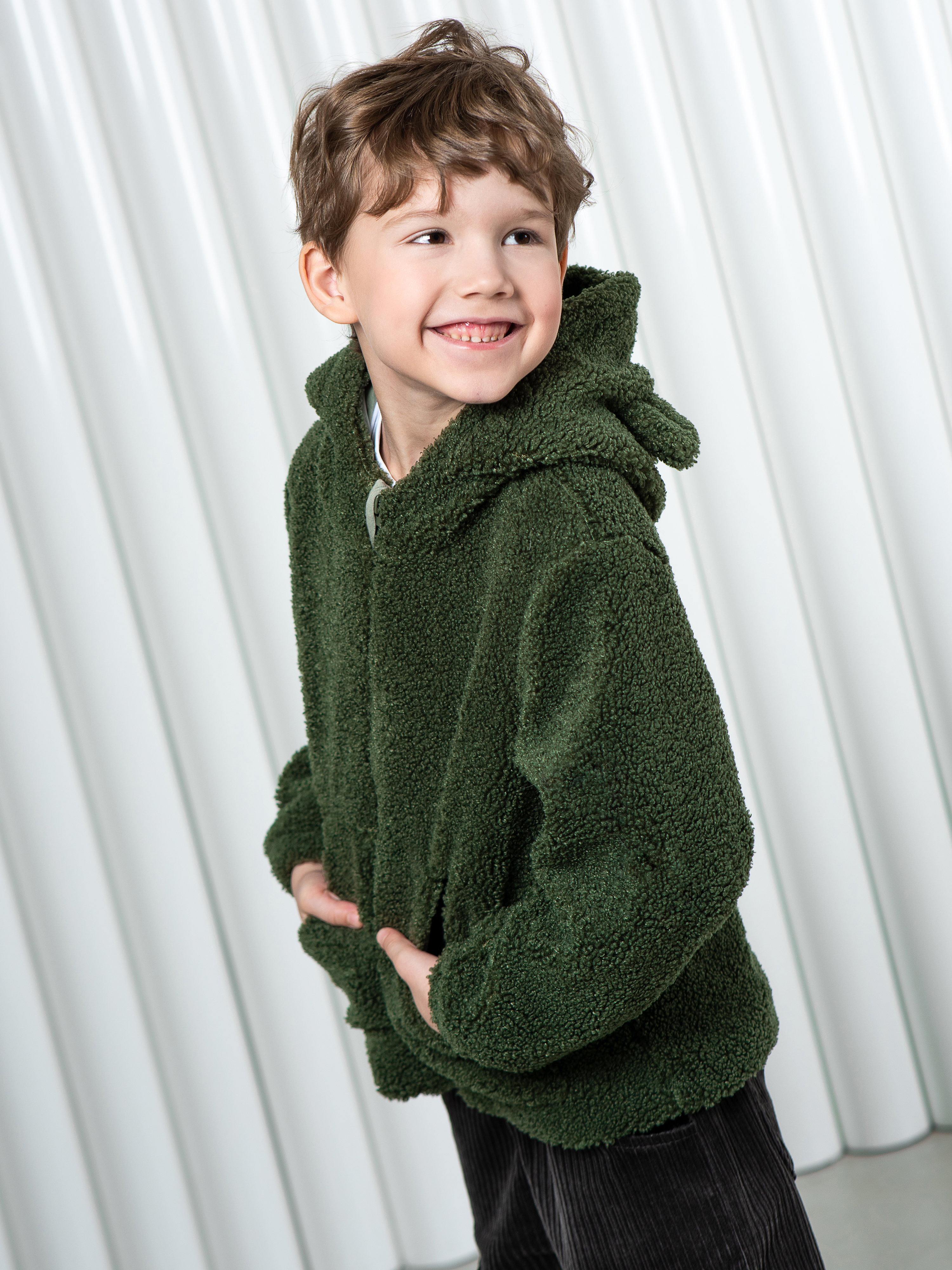 Толстовка LisaWeta FC-01-24 хаки - фото 7