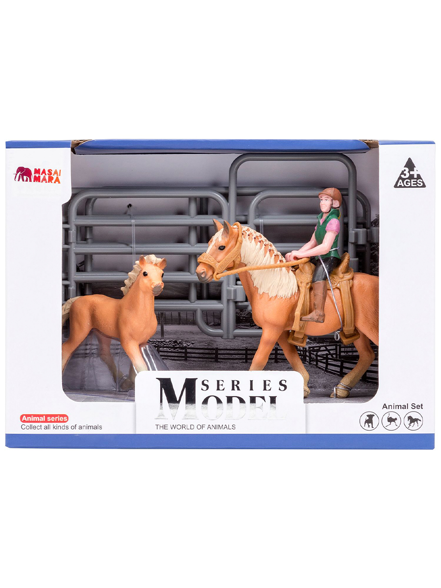 Игровой набор Masai Mara Авелинская лошадь и жеребенок - фото 6