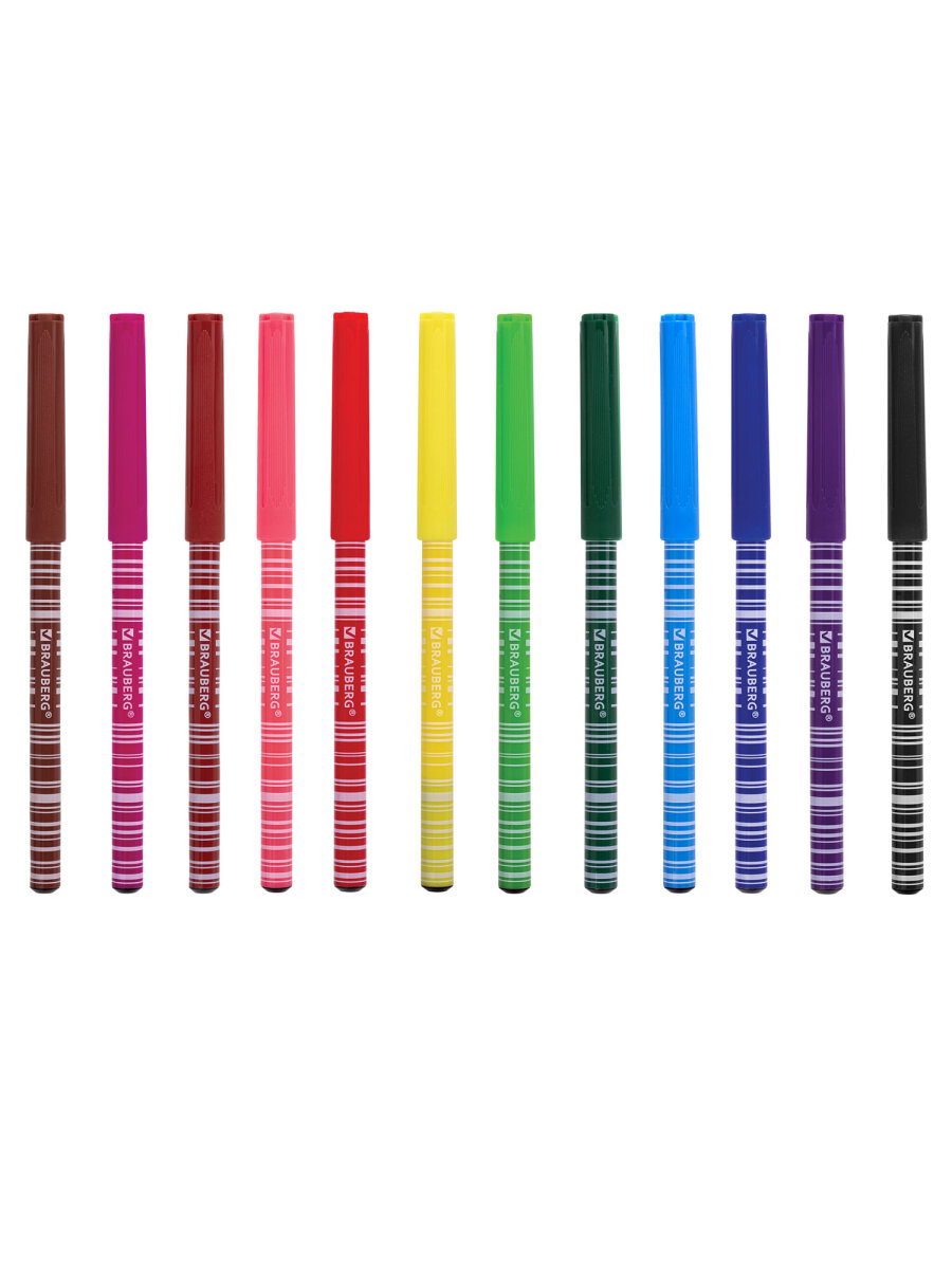 Фломастеры Brauberg 12 шт. - фото 8