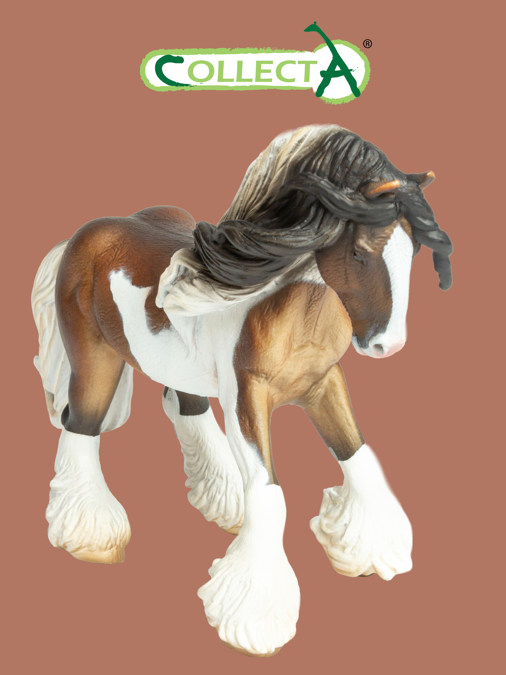 Фигурка Collecta Тинкер жеребец пегий - фото 1