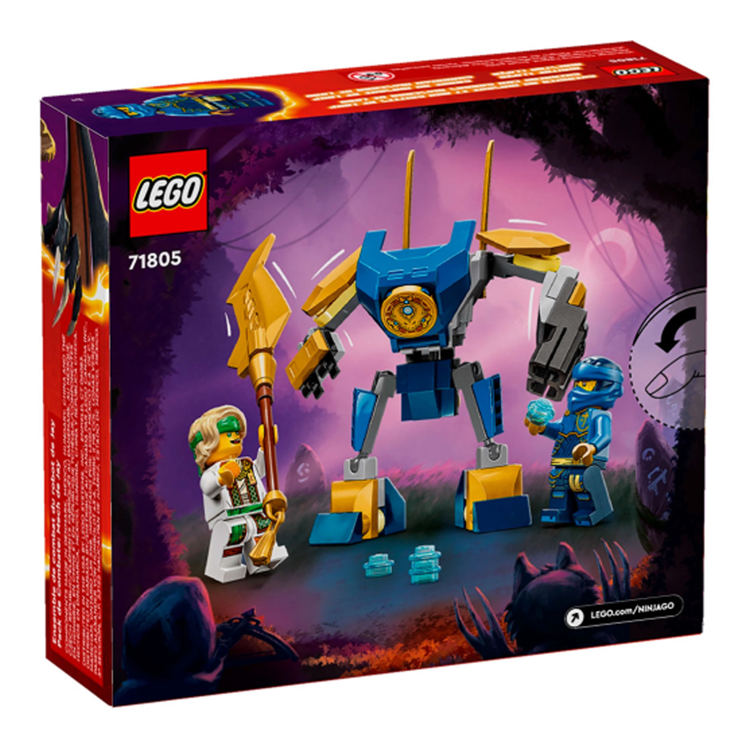 Конструктор LEGO NINJAGO Боевой набор меха Джея - фото 8