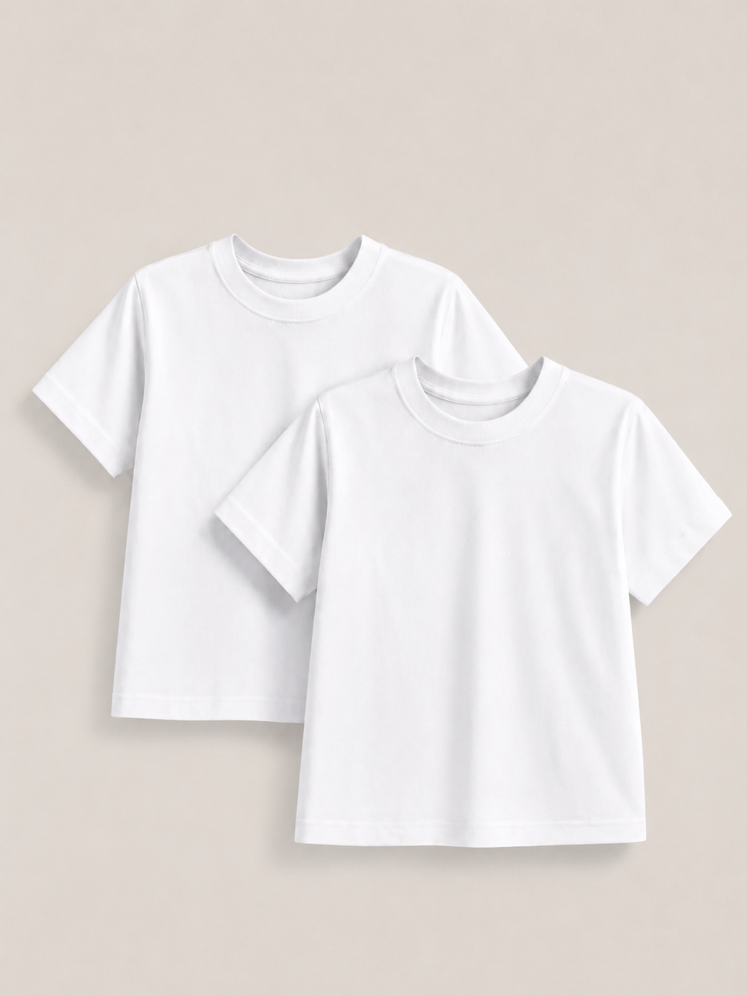 Футболка 2 шт BONITO KIDS Футболка белая 2 шт BK0160N BK0161N 1245N - фото 1
