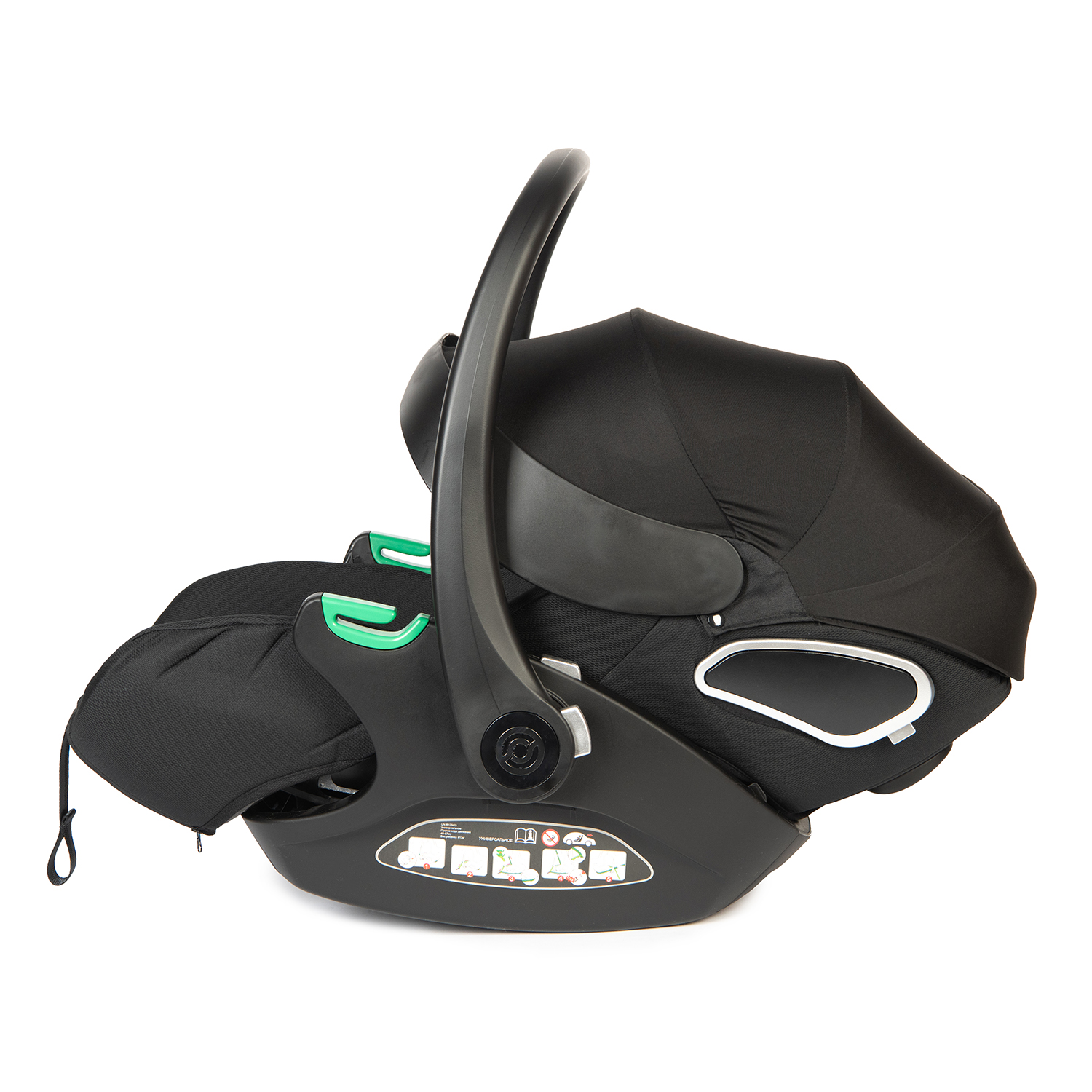 Автокресло Olsson B-Safe Black 0+/1 (0-18 кг) - фото 13