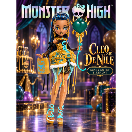 Кукла модельная Monster High Scary Sweet Birthday Cleo JBG76