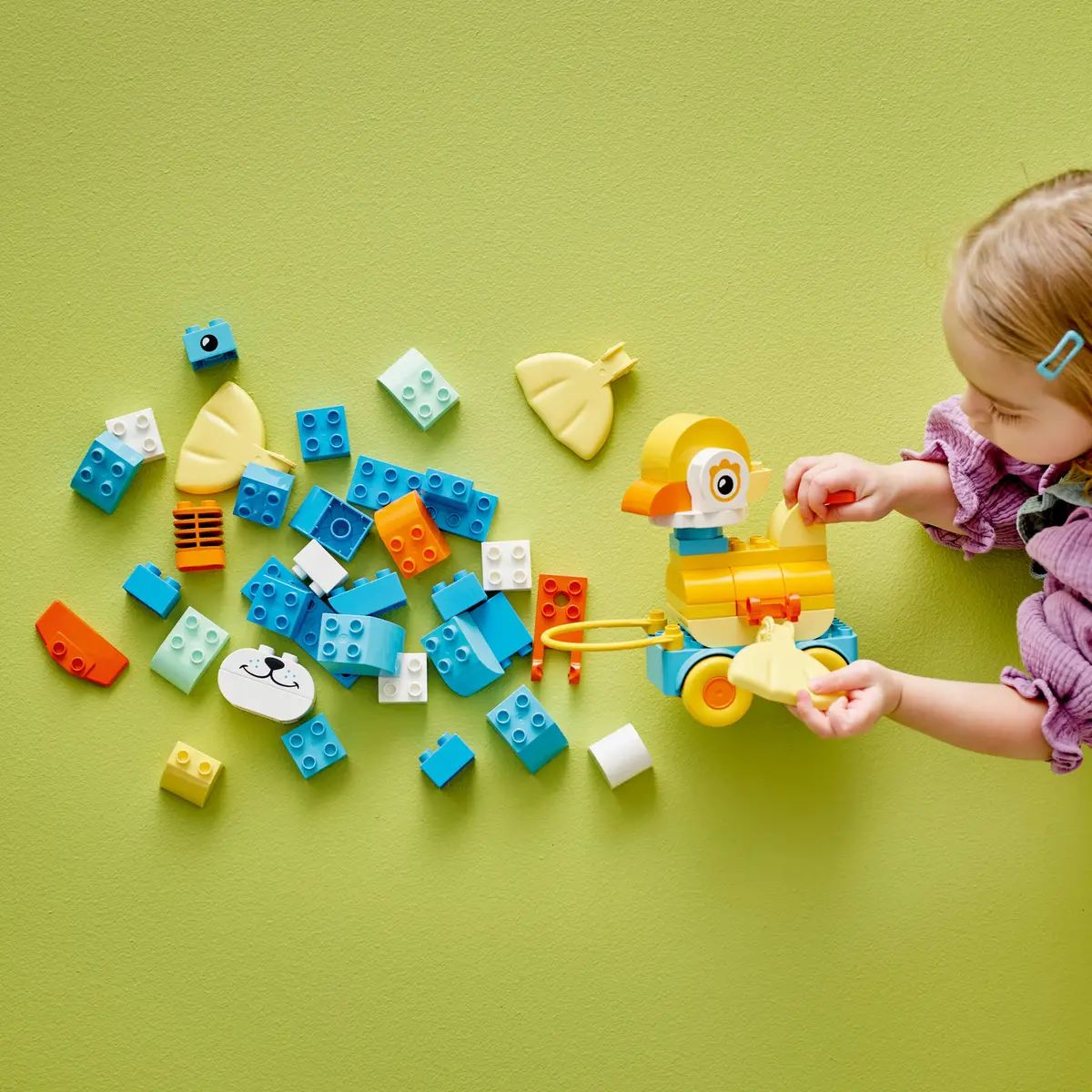 Конструктор LEGO DUPLO 3 в 1 животные на колесах 58 дет. - фото 8