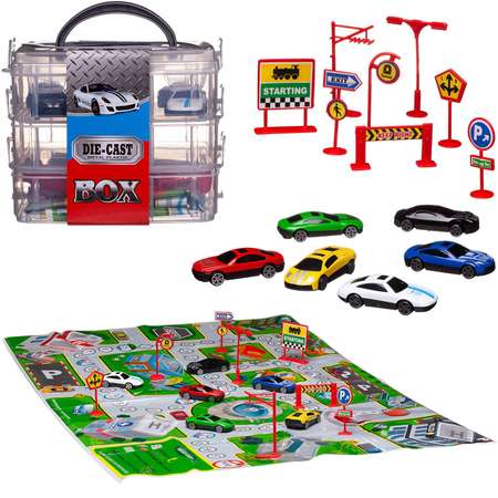 Игровой набор Junfa Машинки металлические