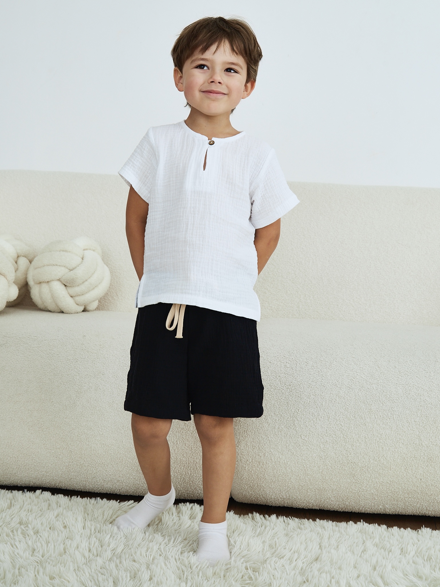 Шорты MOUN Шорты_муслин_черный - фото 13