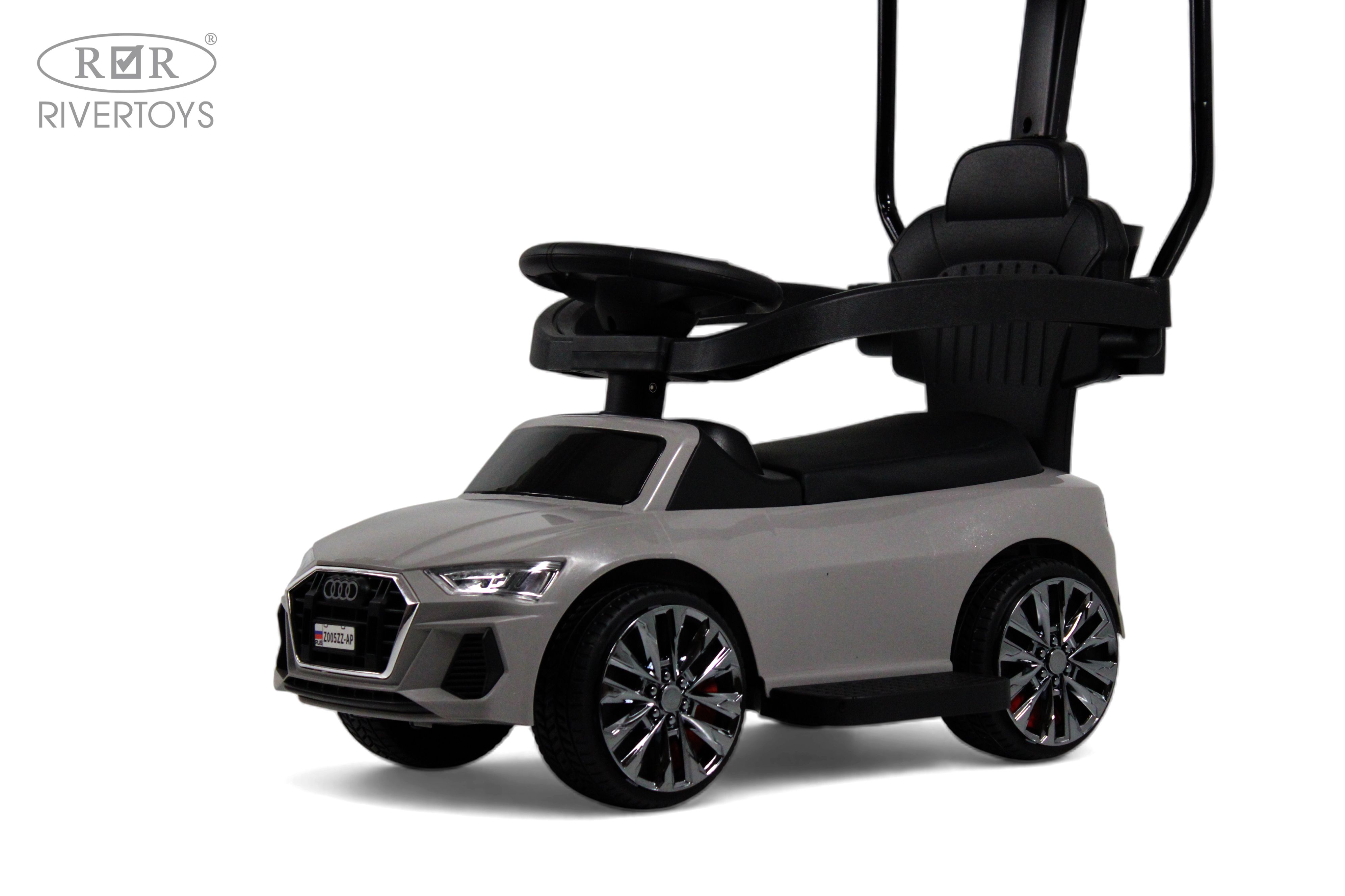 Каталка RIVERTOYS Z005ZZ-AP-GREY серый - фото 11