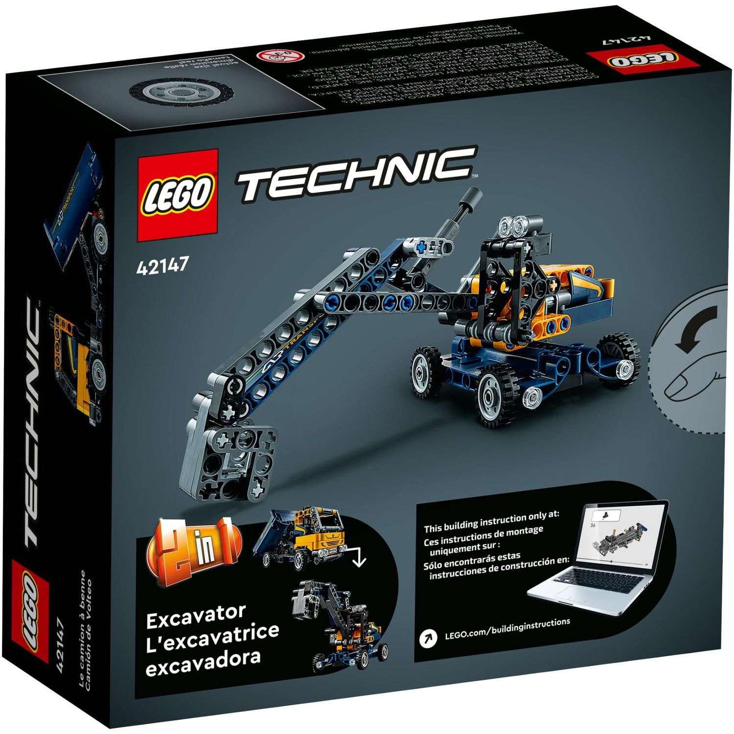 Конструктор LEGO Technic Самосвал Техник 177 дет. - фото 6