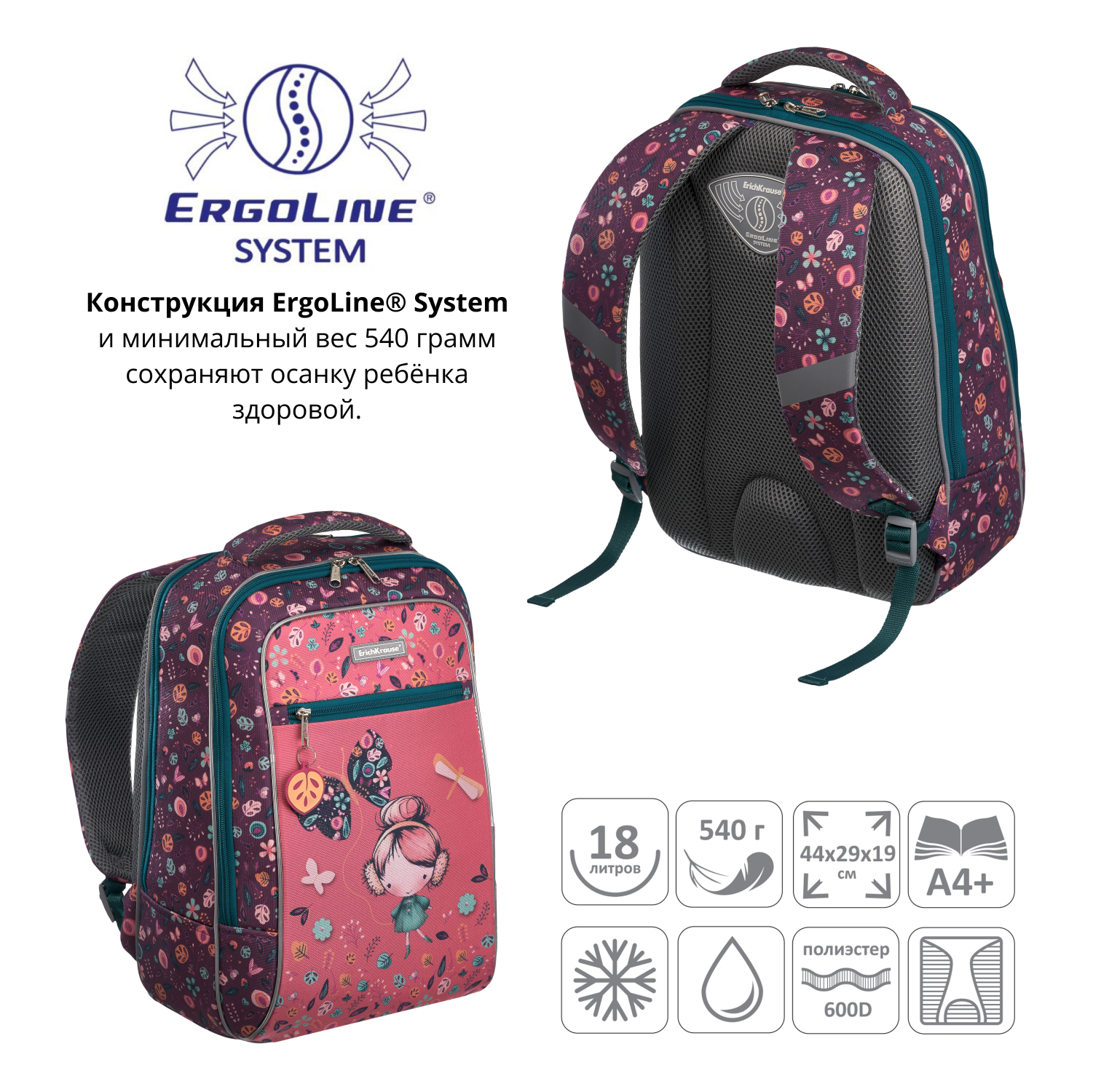 Ранец ErichKrause ErgoLine® - фото 5