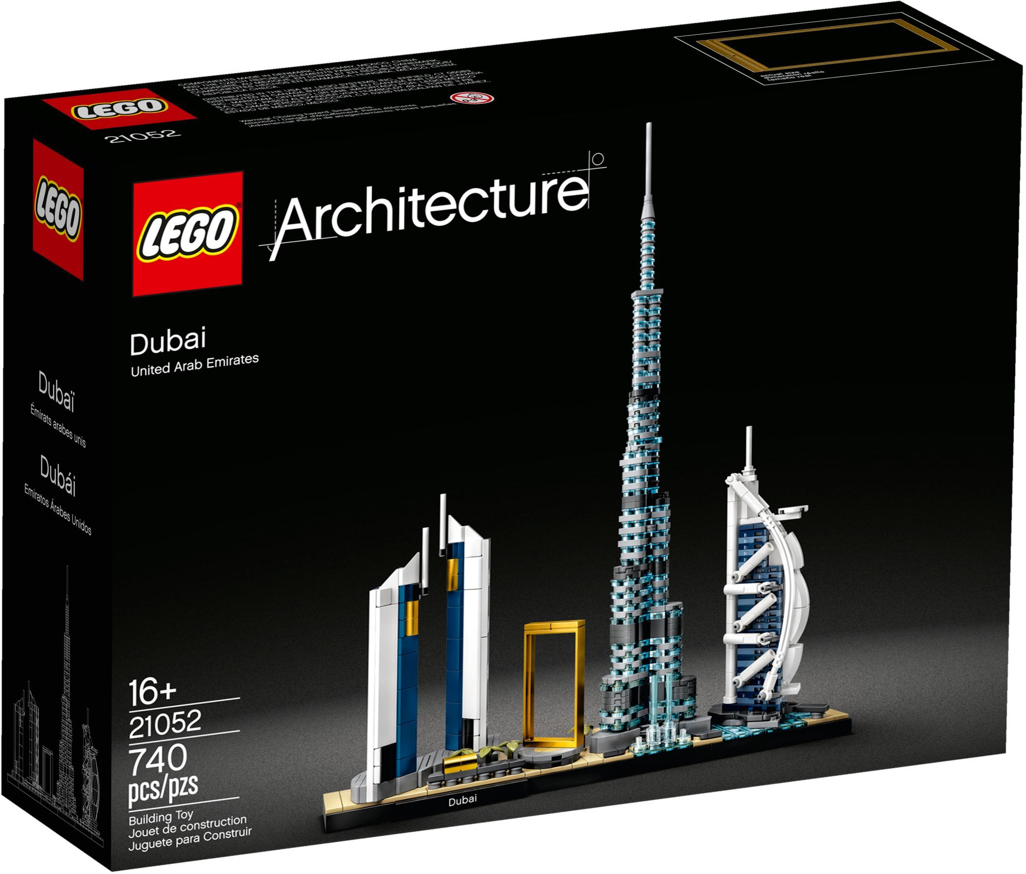 Изображение товара Конструктор LEGO Architecture Дубай 21052 740 деталей для моделирования города