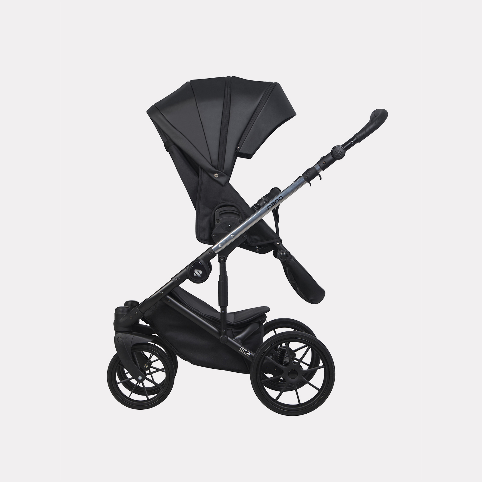 Коляска 2в1 Riko Nano Thermo черный - фото 8