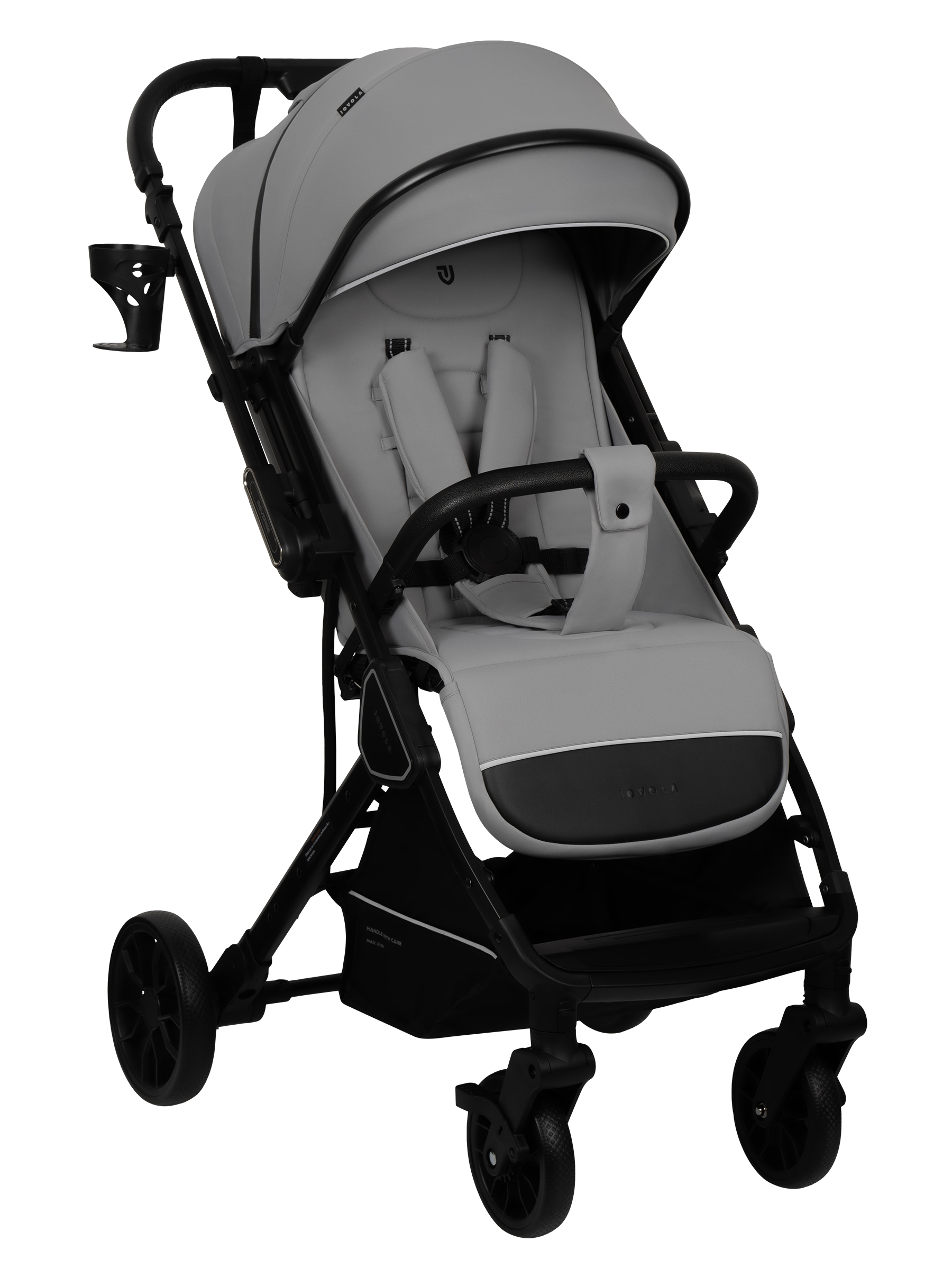 Коляска прогулочная JOVOLA Storm, светло-серый - фото 16