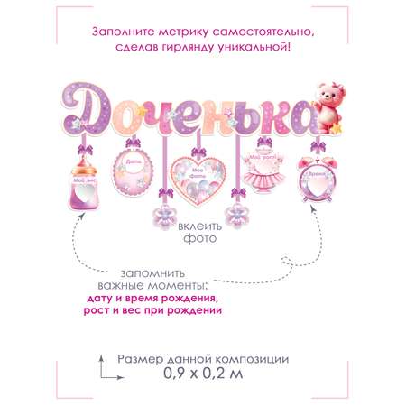 Гирлянды Открытая планета Доченька