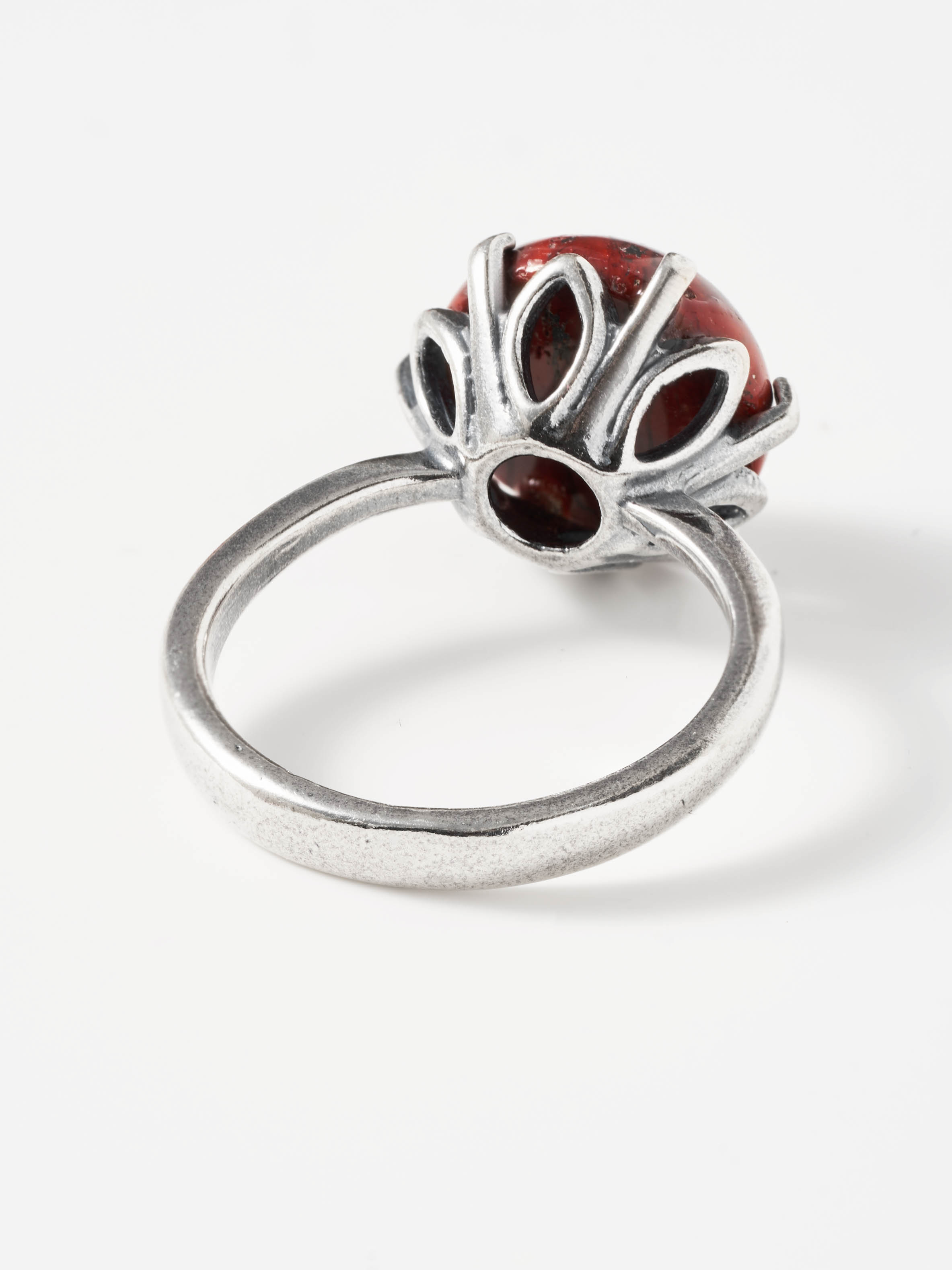 Кольцо Shine and Beauty 80296-21-к-яшмакрасная - фото 5