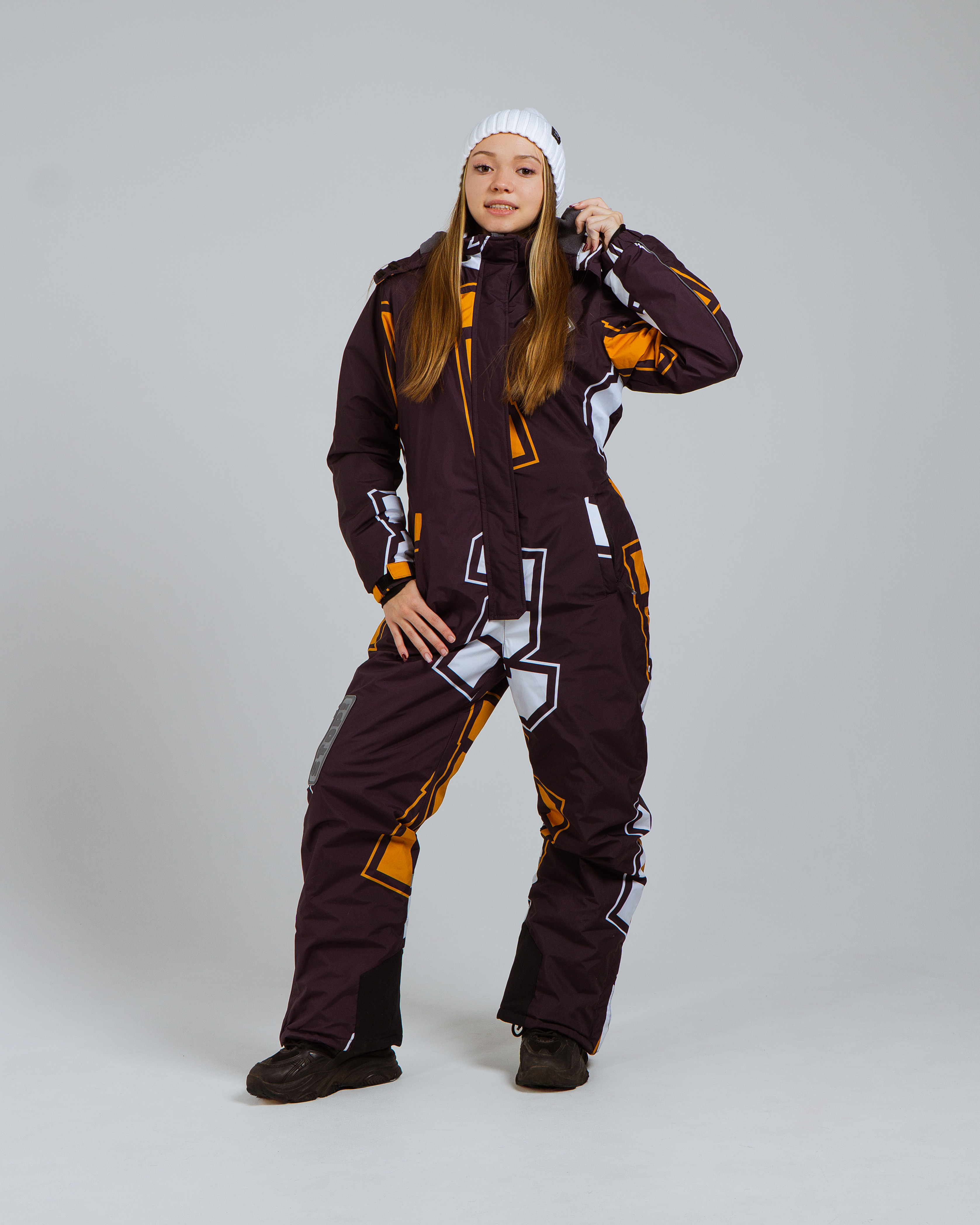 Комбинезон Saimaa GLO-10 черно-оранжевый - фото 10