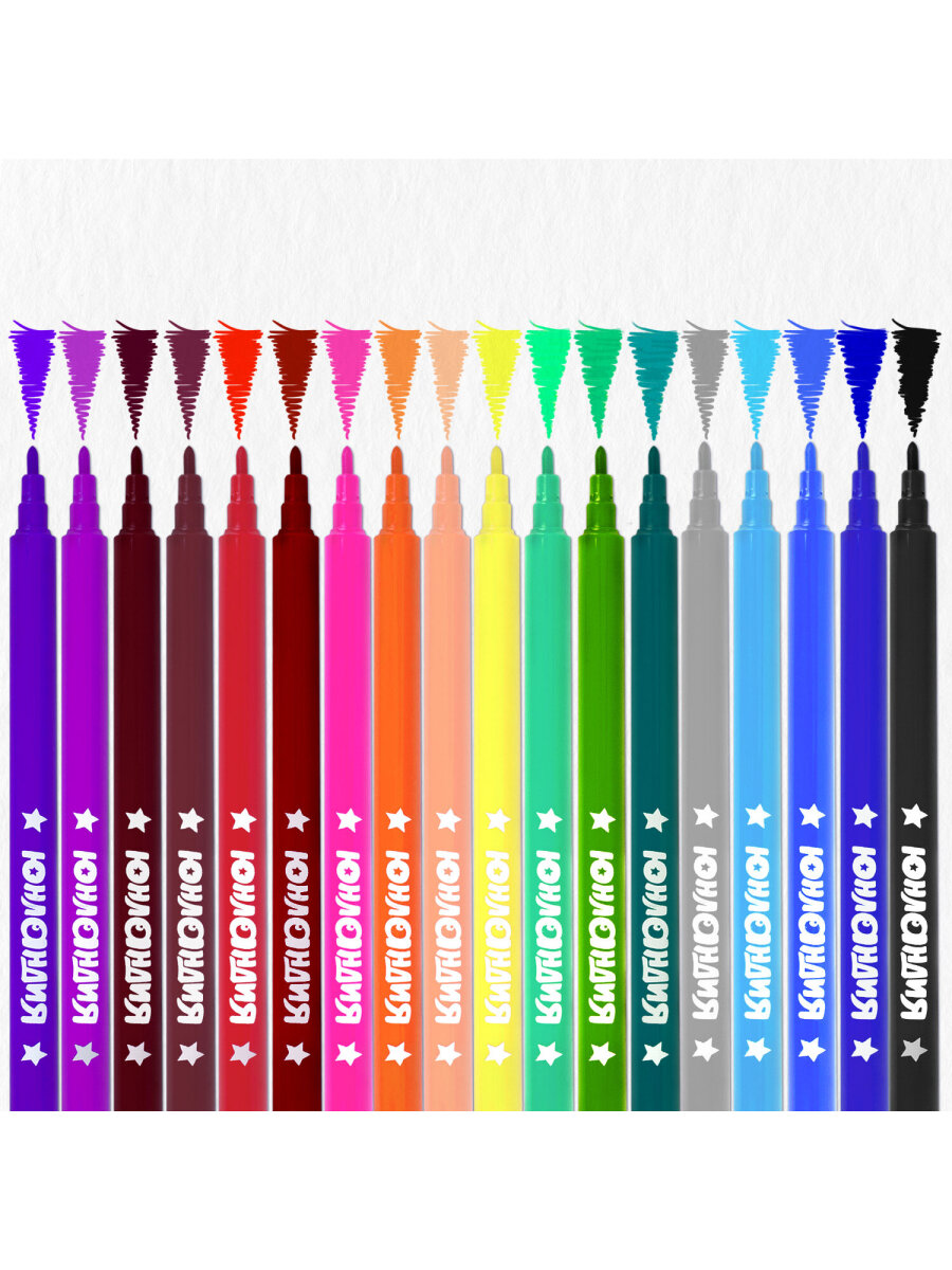 Фломастеры Юнландия 18 шт. - фото 15