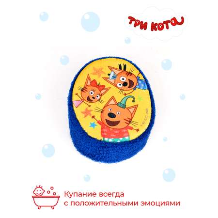 Мочалка Три кота Сюрприз