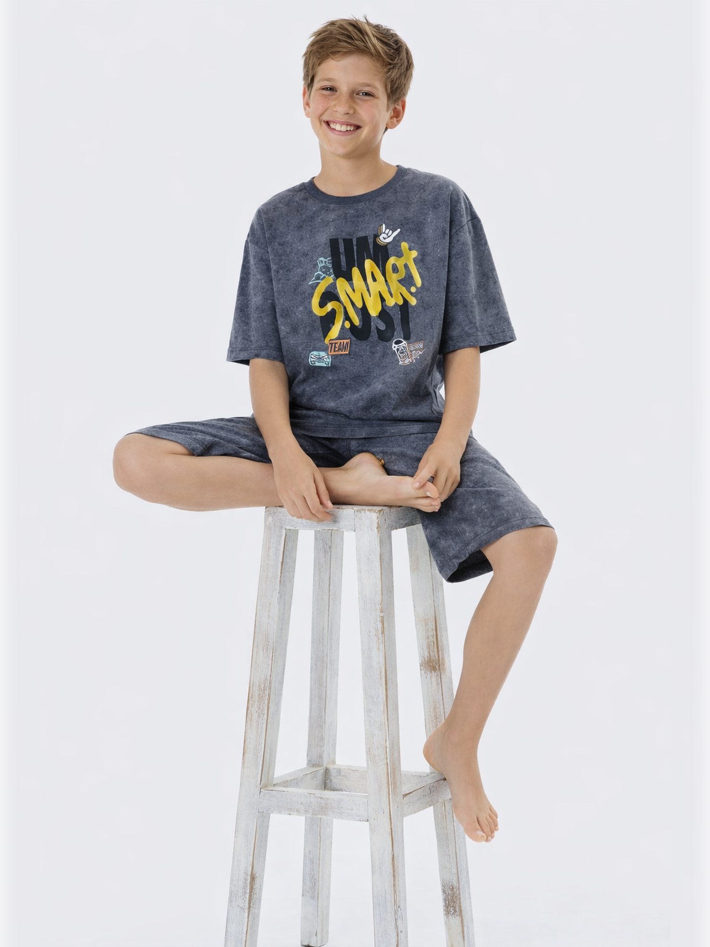 Пижама Mark Formelle (Марк Формэль) 563341/потертости на графите - фото 1