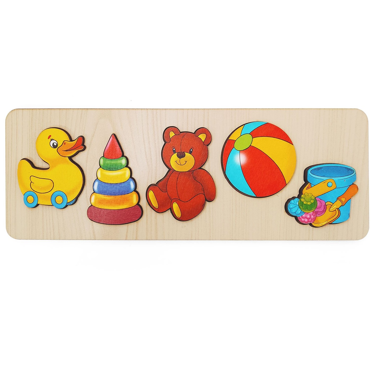 Игрушка Нескучные игры рамка-вкладыш Монтессори Игрушки - фото 1