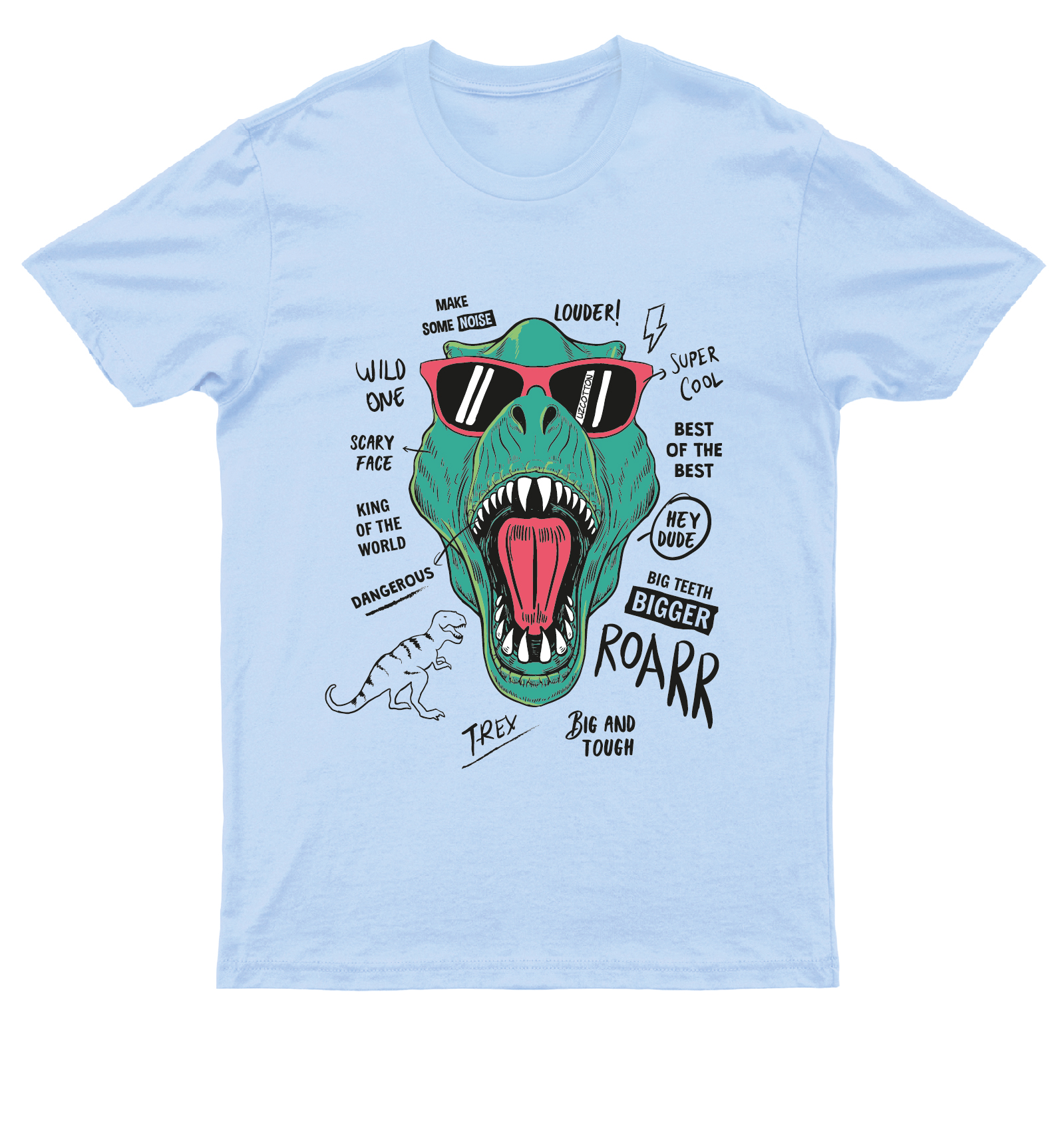 Футболка UZCOTTON Print-F-K-Basic/Teen8-Синий - фото 2