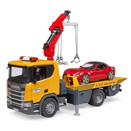 Эвакуатор Bruder Scania