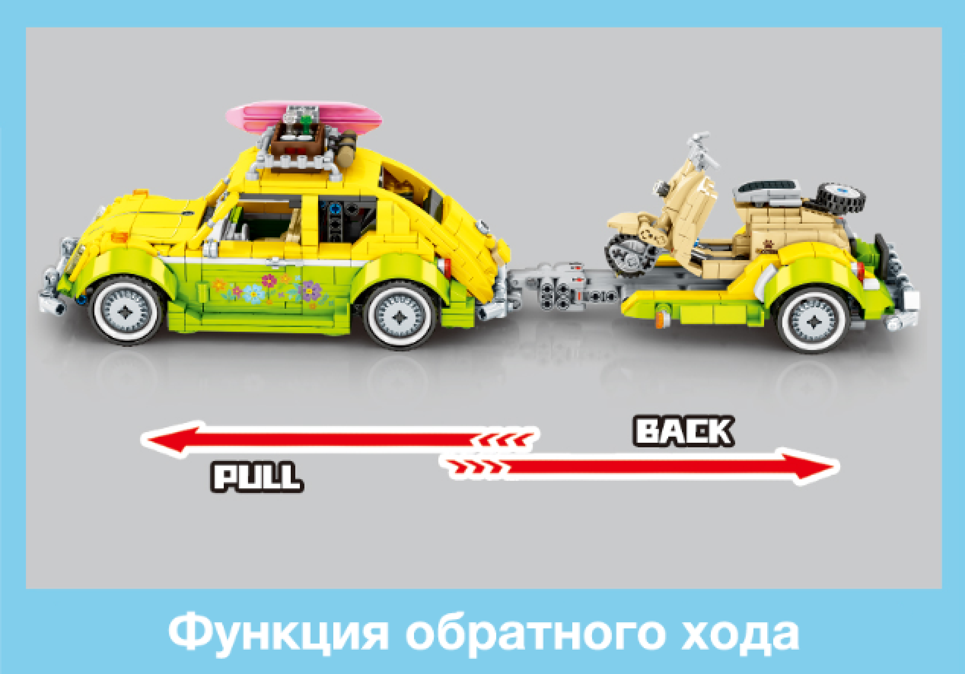 Конструктор Sembo Block Машина для пикника - фото 2