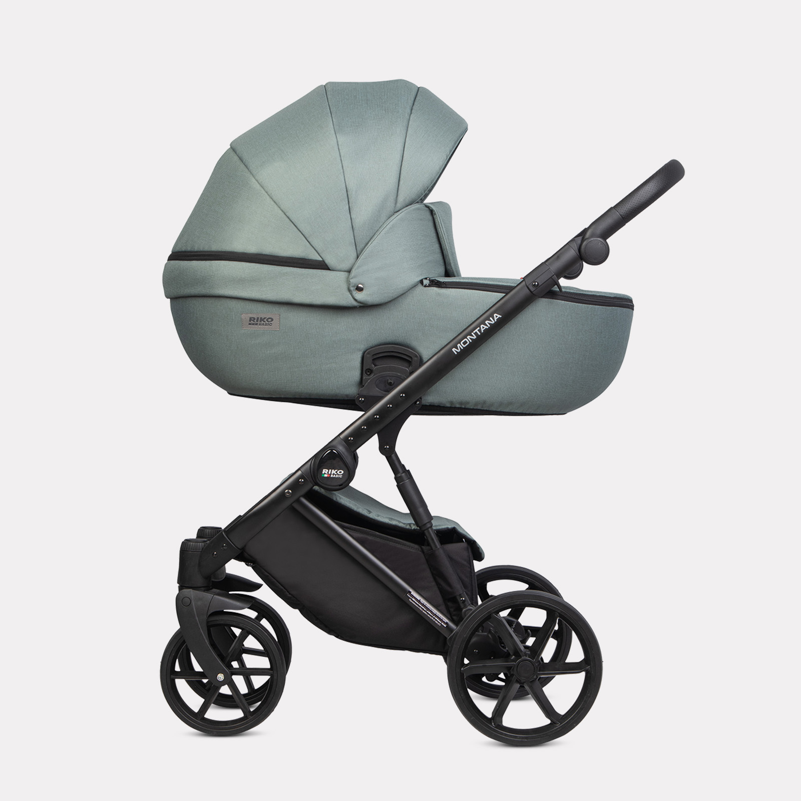 Коляска 2в1 Riko Basic Montana зеленый - фото 3