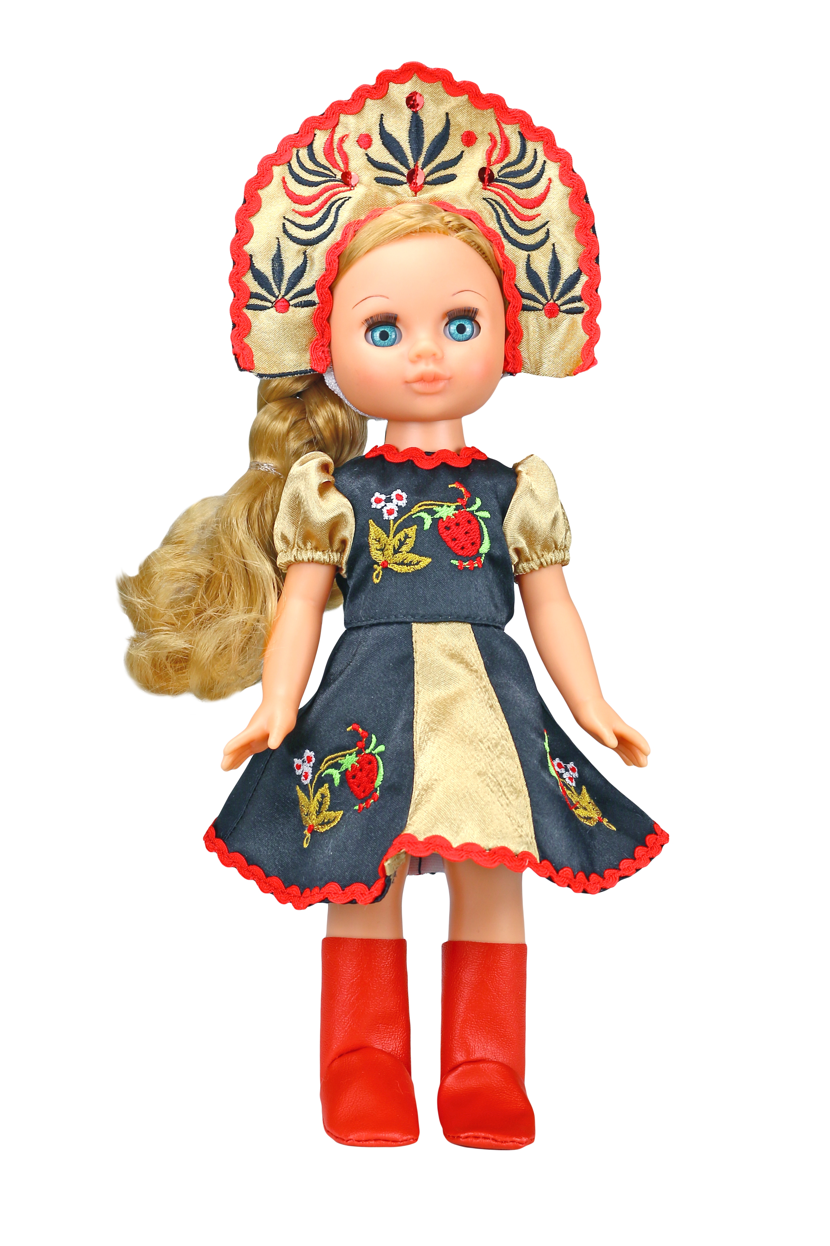 Кукла классическая Весна Эля Хохломская красавица высота 30 см В2637 - фото 1
