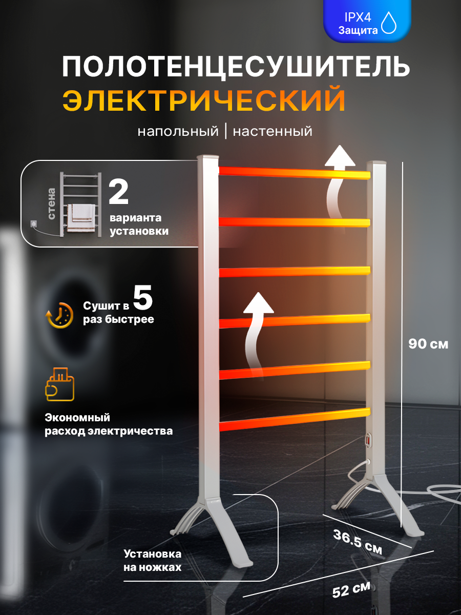 Полотенцесушитель HomDoctor электрический - фото 1