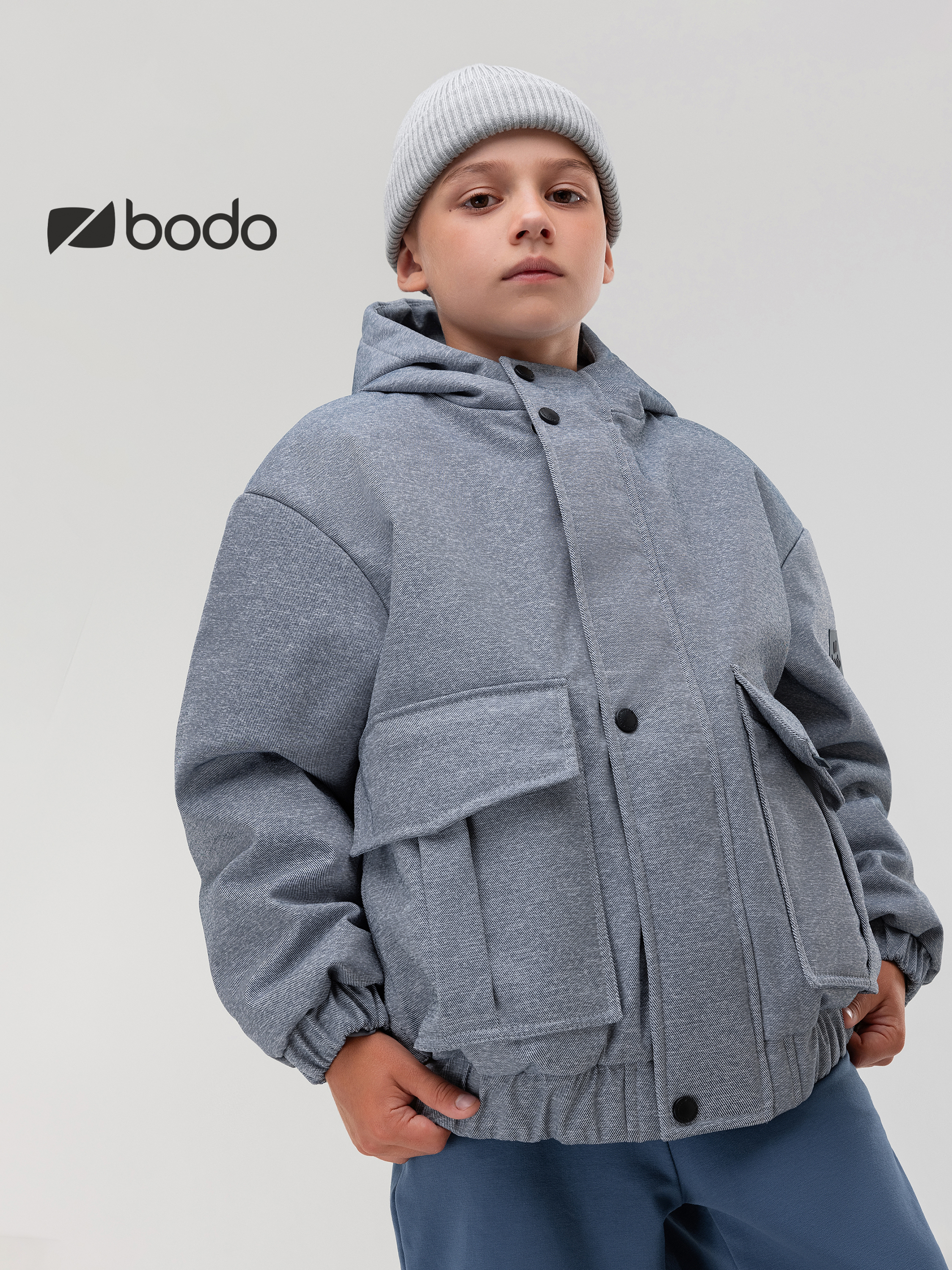 Куртка Bodo 32-89MU_голубой джинсовый - фото 2