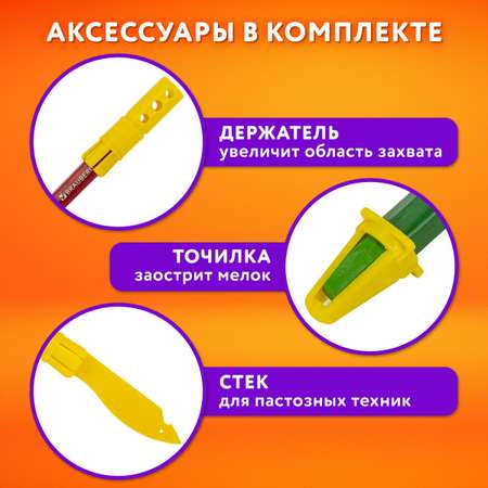 Пастель масляная Brauberg 48 шт.
