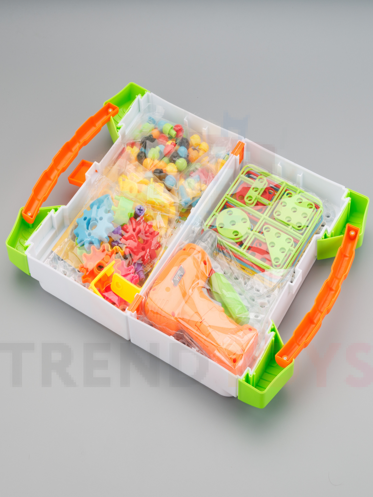 Конструктор TrendToys с шуруповертом, крупный, динамический 181 дет. - фото 11