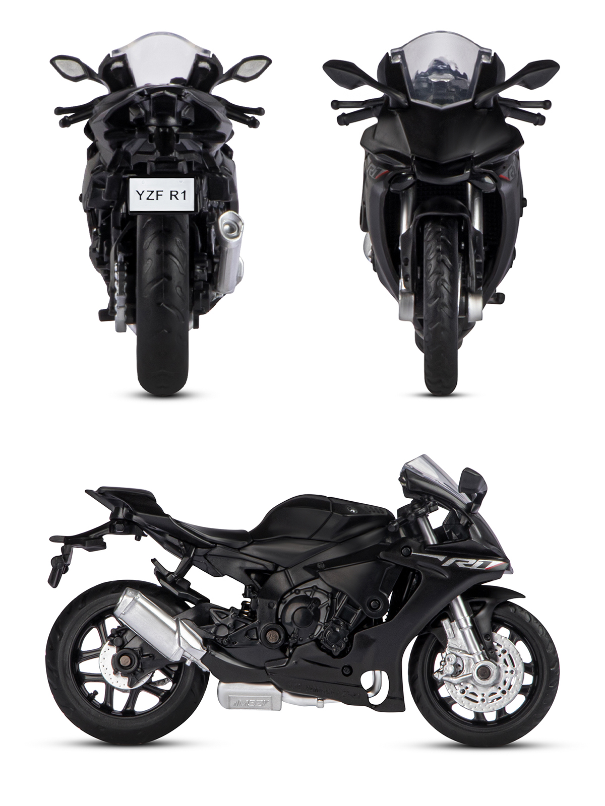 Мотоцикл АВТОпанорама Yamaha YZF R1 1:18 JB1251771 - фото 10