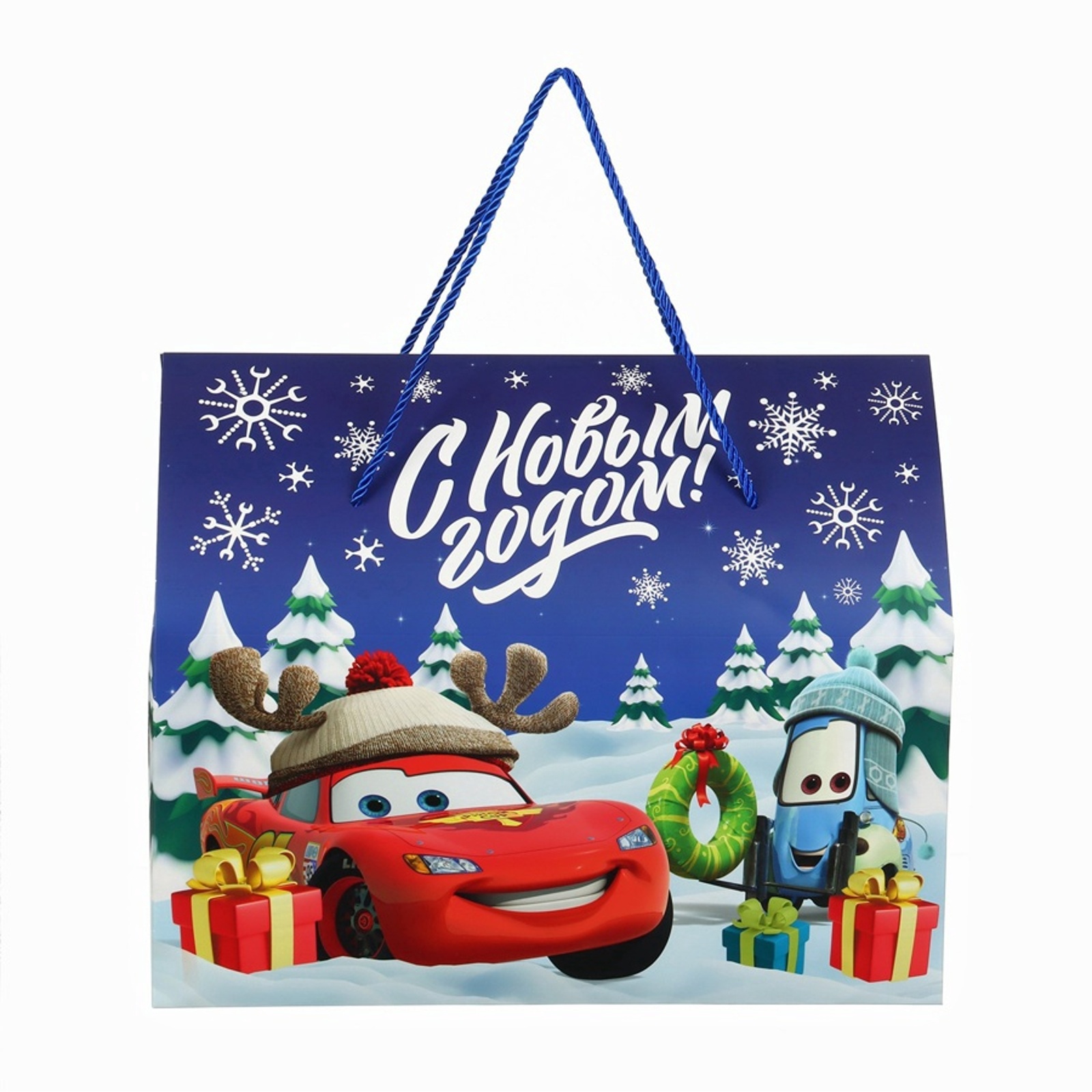 Пакет-коробка Дарите Счастье "С Новым годом", 37 х 33 х 20 см - фото 3